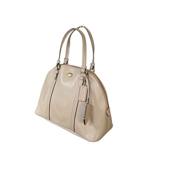 Coach Peyton Cora Dome Top Satchel Bone Sand - Picture 4 of 16